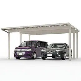 LIXIL　カーポート　外構　モダン　 おしゃれ　エクステリア　愛知・名古屋の外構専門店パートナーホームのエクステリア　製品一覧　ソルディーポート　サイズバリエーション 3000|パートナーホーム