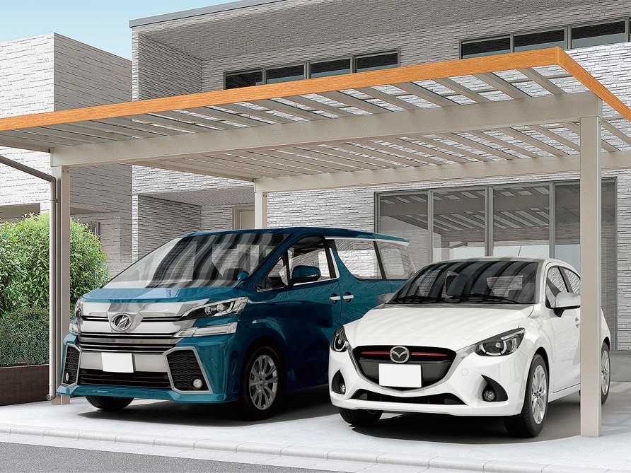 LIXIL　ソルディーポート　1500【外構エクステリア商品】|LIXIL　カーポート　外構　モダン　 おしゃれ　エクステリア　愛知・名古屋の外構専門店パートナーホームのエクステリア　製品一覧　ソルディーポート　1500　|パートナーホーム