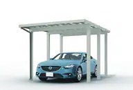 LIXIL　カーポート　外構　モダン　 おしゃれ　エクステリア　愛知・名古屋の外構専門店パートナーホームのエクステリア　製品一覧　ソルディーポート　3000　1台|パートナーホーム