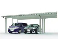 LIXIL　カーポート　外構　モダン　 おしゃれ　エクステリア　愛知・名古屋の外構専門店パートナーホームのエクステリア　製品一覧　ソルディーポート　3000　間口延長|パートナーホーム