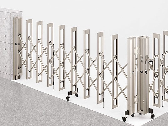 LIXIL　伸縮門扉　伸縮ゲート　外構　モダン　 おしゃれ　エクステリア　愛知・名古屋の外構専門店パートナーホームのエクステリア　製品一覧　アルシャインⅡ　L型　|パートナーホーム