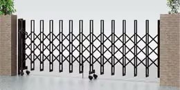 LIXIL　伸縮門扉　伸縮ゲート　外構　モダン　 おしゃれ　エクステリア　愛知・名古屋の外構専門店パートナーホームのエクステリア　製品一覧　カーゲート セレビューMシリーズ　片開き|パートナーホーム