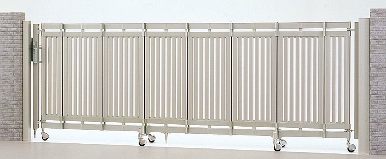 LIXIL　伸縮門扉　伸縮ゲート　外構　モダン　 おしゃれ　エクステリア　愛知・名古屋の外構専門店パートナーホームのエクステリア　製品一覧　シャレオ伸縮　ｼｬﾚｵ伸縮9型　ｼｬｲﾝｸﾞﾚｰ|パートナーホーム