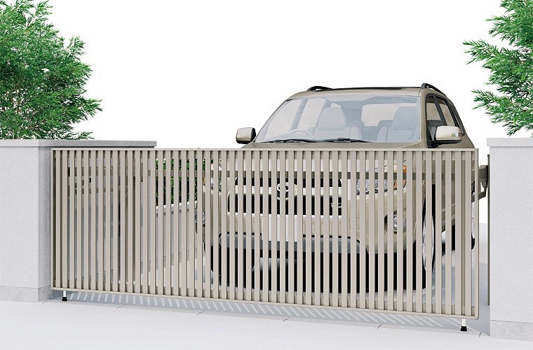 LIXIL　跳ね上げ門扉　オーバードア　外構　モダン　 おしゃれ　エクステリア　愛知・名古屋の外構専門店パートナーホームのエクステリア　製品一覧　オーバードアS　4型　|パートナーホーム