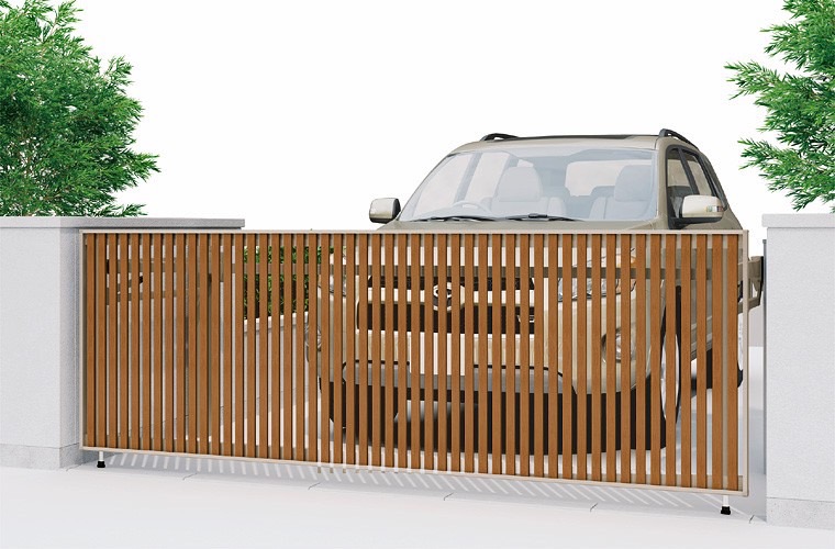 LIXIL　跳ね上げ門扉　オーバードア　外構　モダン　 おしゃれ　エクステリア　愛知・名古屋の外構専門店パートナーホームのエクステリア　製品一覧　オーバードアS　4型　手動標準ﾀｲﾌﾟ　ｼｬｲﾝｸﾞﾚｰ+ｸﾘｴﾗｽｸ|パートナーホーム