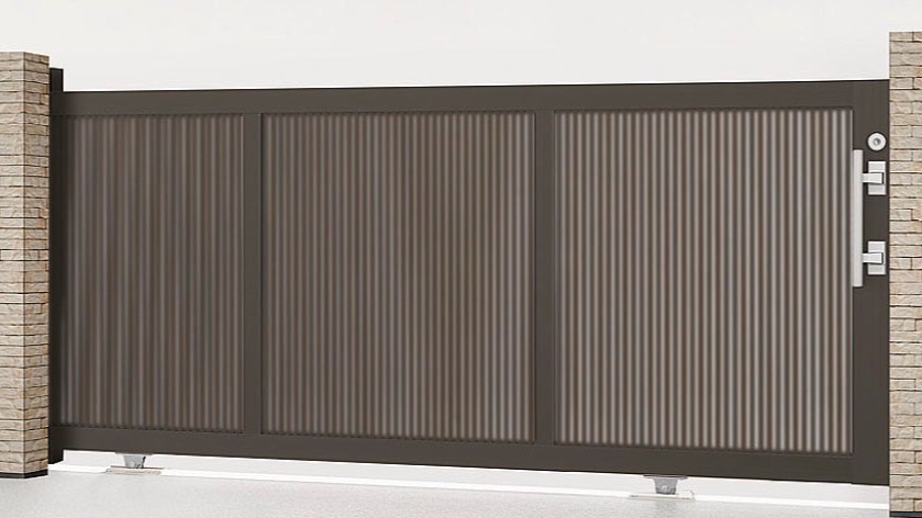 LIXIL　カーゲート　引戸　門扉　外構　モダン　 おしゃれ　エクステリア　愛知・名古屋の外構専門店パートナーホームのエクステリア　製品一覧　エススライド　エススライド　B型　|パートナーホーム