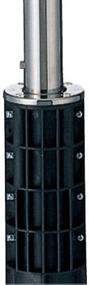 LIXIL スペースガード　ボラード　車止め　ポール　モダン　 おしゃれ　エクステリア　愛知・名古屋の外構専門店パートナーホームのエクステリア　製品一覧　スペースガード（車止め） ポールタイプ　S型　埋込式　キー付き|パートナーホーム