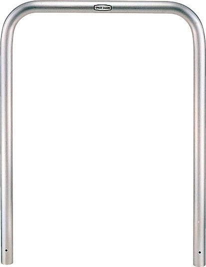 LIXIL スペースガード　ボラード　車止め　ポール　モダン　 おしゃれ　エクステリア　愛知・名古屋の外構専門店パートナーホームのエクステリア　製品一覧　スペースガード（車止め） 横タイプ　U42型　ステンレス|パートナーホーム