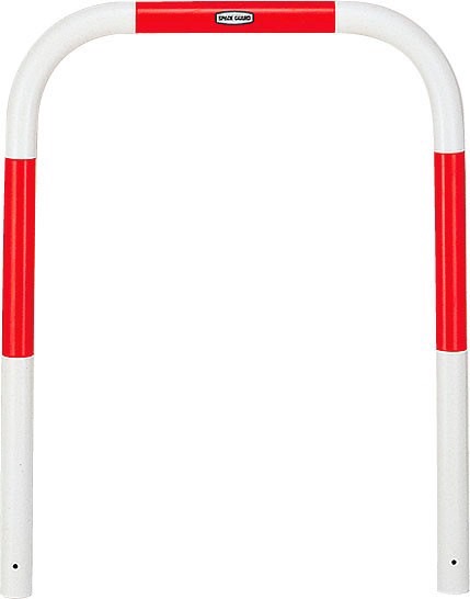 LIXIL スペースガード　ボラード　車止め　ポール　モダン　 おしゃれ　エクステリア　愛知・名古屋の外構専門店パートナーホームのエクステリア　製品一覧　スペースガード（車止め） 横タイプ　U48型　スチール|パートナーホーム