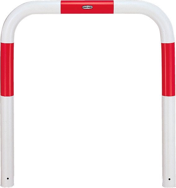 LIXIL スペースガード　ボラード　車止め　ポール　モダン　 おしゃれ　エクステリア　愛知・名古屋の外構専門店パートナーホームのエクステリア　製品一覧　スペースガード（車止め） 横タイプ　U76型　スチール|パートナーホーム