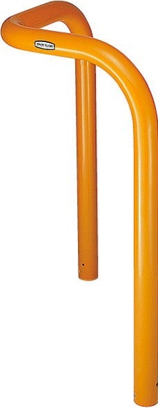 LIXIL スペースガード　ボラード　車止め　ポール　モダン　 おしゃれ　エクステリア　愛知・名古屋の外構専門店パートナーホームのエクステリア　製品一覧　スペースガード（車止め） 横タイプ　U60型　コーナータイプ　スチール|パートナーホーム