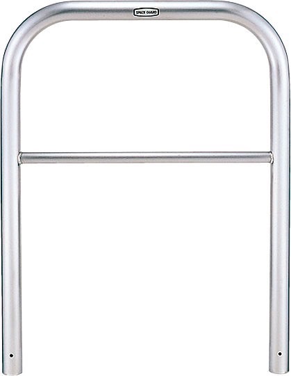 LIXIL スペースガード　ボラード　車止め　ポール　モダン　 おしゃれ　エクステリア　愛知・名古屋の外構専門店パートナーホームのエクステリア　製品一覧　スペースガード（車止め） 横タイプ　U48型　ステンレス|パートナーホーム