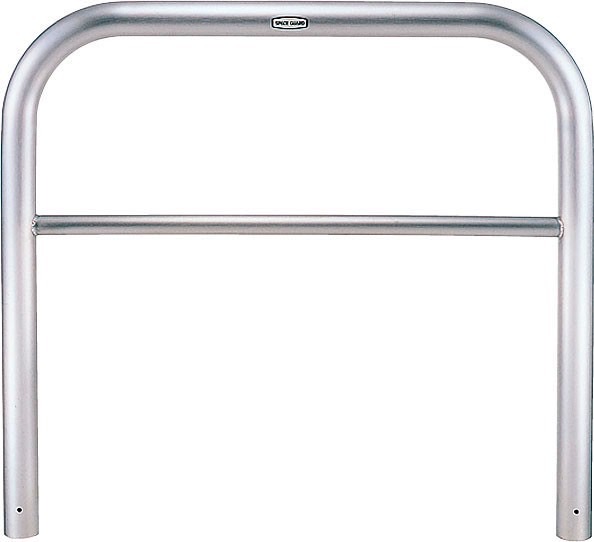 LIXIL スペースガード　ボラード　車止め　ポール　モダン　 おしゃれ　エクステリア　愛知・名古屋の外構専門店パートナーホームのエクステリア　製品一覧　スペースガード（車止め） 横タイプ　U60型　ステンレス|パートナーホーム