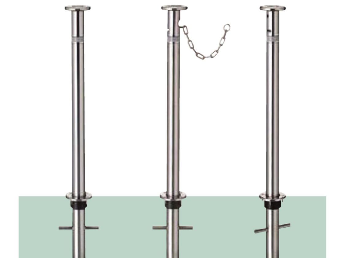 LIXIL　スペースガード　ポールタイプ　F型【外構エクステリア商品】|LIXIL スペースガード　ボラード　車止め　ポール　モダン　 おしゃれ　エクステリア　愛知・名古屋の外構専門店パートナーホームのエクステリア　製品一覧　スペースガード（車止め） ポールタイプ　F型　サムネイル|パートナーホーム