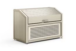 LIXIL　車庫まわり　ゴミ箱　ゴミ回収　モダン　 おしゃれ　エクステリア　愛知・名古屋の外構専門店パートナーホームのエクステリア　製品一覧　ゴミ収納庫　PA型 豊富なサイズ展開をもつ、低層集合住宅向けのスタンダードタイプです。 45ℓ×15〜30袋|パートナーホーム