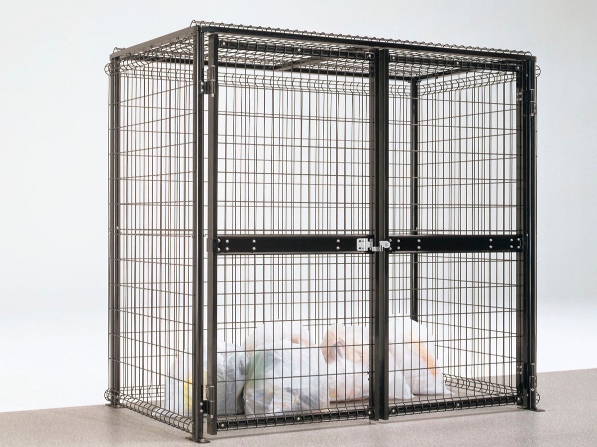 LIXIL　車庫まわり　ゴミ箱　ゴミ回収　モダン　 おしゃれ　エクステリア　愛知・名古屋の外構専門店パートナーホームのエクステリア　製品一覧　ゴミ収納庫　ダストック2型|パートナーホーム