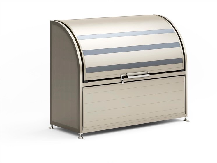 LIXIL　車庫まわり　ゴミ箱　ゴミ回収　モダン　 おしゃれ　エクステリア　愛知・名古屋の外構専門店パートナーホームのエクステリア　製品一覧　ゴミ収納庫　ゴミ収納庫 MA型 ゴミ収納庫PB型よりも小容量で、小規模な集合住宅に対応したタイプです。|パートナーホーム