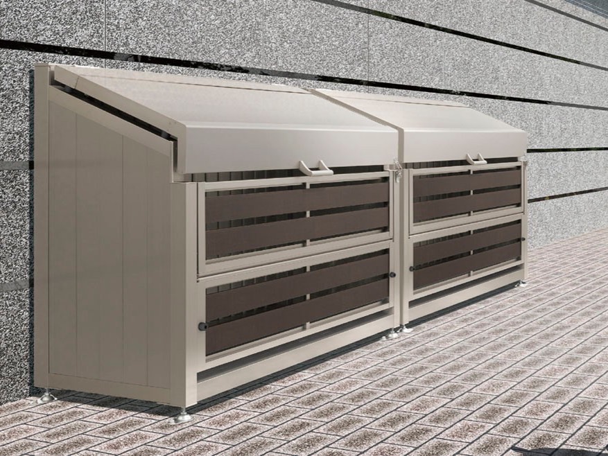 LIXIL　ゴミ収納庫 ダストック【外構エクステリア商品】|サムネイル　LIXIL　車庫まわり　ゴミ箱　ゴミ回収　モダン　 おしゃれ　エクステリア　愛知・名古屋の外構専門店パートナーホームのエクステリア　製品一覧　ゴミ収納庫　ダストック　ゴミ収納庫ダストック　SA型　　|パートナーホーム