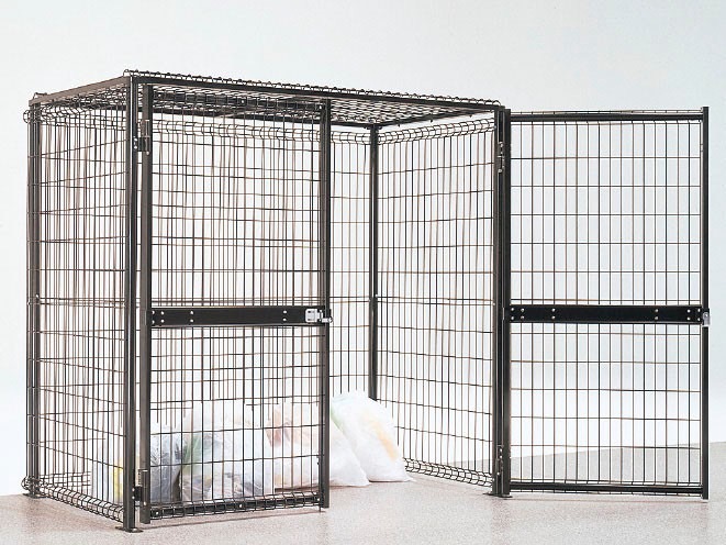 LIXIL　車庫まわり　ゴミ箱　ゴミ回収　モダン　 おしゃれ　エクステリア　愛知・名古屋の外構専門店パートナーホームのエクステリア　製品一覧　ゴミ収納庫　ダストック　ゴミ収納庫ダストック　2型　|パートナーホーム