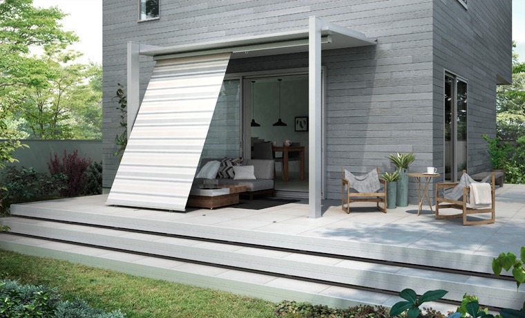 LIXIL　ガーデンスペース　サンルーム　軒下　縁側　　モダン　 おしゃれ　エクステリア　愛知・名古屋の外構専門店パートナーホームのエクステリア　製品一覧　テラスSC　|パートナーホーム