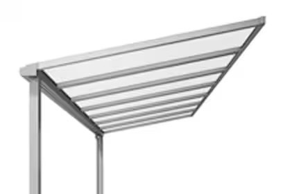 LIXIL　ガーデンスペース　サンルーム　軒下　縁側　　洗濯物　モダン　 おしゃれ　エクステリア　愛知・名古屋の外構専門店パートナーホームのエクステリア　製品一覧　テラスVS　F型 見た目がすっきりと仕上がり、特殊な納まりの現場にも幅広く対応できます。シンプルなので、モダンな住宅にも調和します。|パートナーホーム