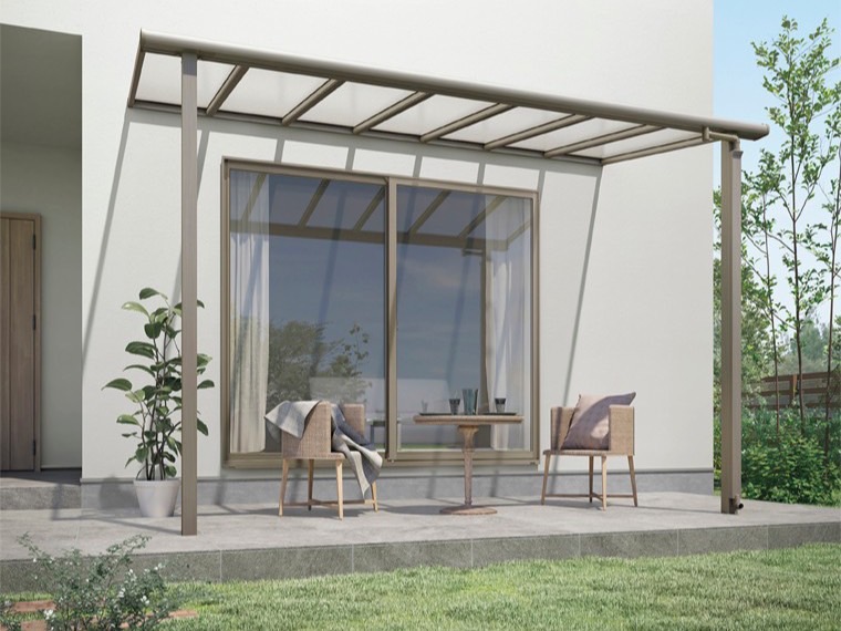 LIXIL　テラスVS【外構エクステリア商品】|LIXIL　ガーデンスペース　サンルーム　軒下　縁側　　洗濯物　モダン　 おしゃれ　エクステリア　愛知・名古屋の外構専門店パートナーホームのエクステリア　製品一覧　テラスVS　サムネイル|パートナーホーム