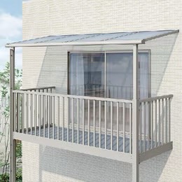 LIXIL　ガーデンスペース　サンルーム　軒下　縁側　　洗濯物　モダン　 おしゃれ　エクステリア　愛知・名古屋の外構専門店パートナーホームのエクステリア　製品一覧　スピーネ　ビューステージHスタイル用屋根タイプ|パートナーホーム