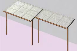 LIXIL　サンルーム　軒下　縁側　洗濯物　モダン　 おしゃれ　エクステリア　愛知・名古屋の外構専門店パートナーホームのエクステリア　製品一覧　ナーラテラス　出幅違い納まり|パートナーホーム