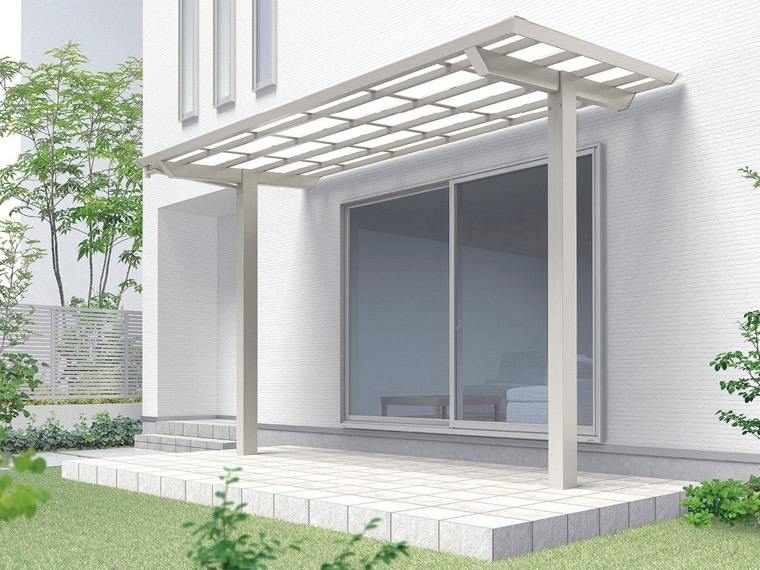 LIXIL　テラスVB【外構エクステリア商品】|LIXIL　サンルーム　軒下　縁側　洗濯物　モダン　 おしゃれ　エクステリア　愛知・名古屋の外構専門店パートナーホームのエクステリア　製品一覧　テラスVB　|パートナーホーム