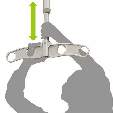 LIXIL　サンルーム　軒下　縁側　洗濯物　モダン　 おしゃれ　エクステリア　愛知・名古屋の外構専門店パートナーホームのエクステリア　製品一覧　テラスVB　可動竿掛け（着脱式） 3段階の高さ調整が可能。使用しない時には取り外せます。|パートナーホーム