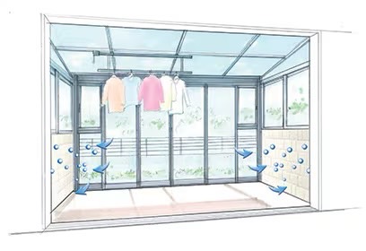 LIXIL　ひさし　軒下　縁側　モダン　 おしゃれ　エクステリア　愛知・名古屋の外構専門店パートナーホームのエクステリア　製品一覧　サニージュ　|パートナーホーム