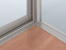 LIXIL　ひさし　軒下　縁側　モダン　 おしゃれ　エクステリア　愛知・名古屋の外構専門店パートナーホームのエクステリア　製品一覧　サニージュ　フローリング仕様|パートナーホーム