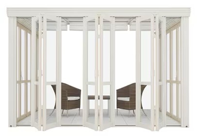 LIXIL　ひさし　軒下　縁側　ガーデンスペース　ガーデンルーム　ワンランク上　モダン　 おしゃれ　エクステリア　愛知・名古屋の外構専門店パートナーホームのエクステリア　製品一覧　暖蘭物語　腰壁タイプ基本タイプ 基本タイプ パネルを前面・左右側面ごとに自由に開閉できます。|パートナーホーム