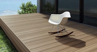 LIXIL　ひさし　軒下　縁側　ガーデンスペース　ガーデンルーム　ワンランク上　モダン　 おしゃれ　エクステリア　愛知・名古屋の外構専門店パートナーホームのエクステリア　製品一覧　暖蘭物語　ウッドデッキ仕様 基本タイプ 腰壁タイプ|パートナーホーム