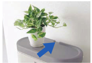 LIXIL　雨水　タンク　うち水　水やり　エコ　モダン　 おしゃれ　エクステリア　愛知・名古屋の外構専門店パートナーホームのエクステリア　製品一覧　エコリス 雨水タンク　ふたの上には小さい鉢や小物を置くことができます。また、雨が降っても後の溝から流れ落ちます。|パートナーホーム