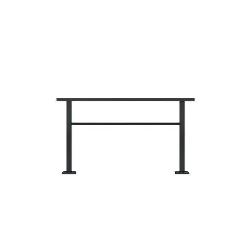 LIXIL　ガーデンスペース　ウッドデッキ　モダン　おしゃれ　エクステリア　愛知・名古屋の外構専門店パートナーホームのエクステリア　製品一覧　デッキフェンス モダンデッキフェンス　フラットラインパネル中桟1本 T-10 ブラック|パートナーホーム