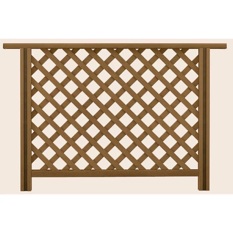 LIXIL　ガーデンスペース　ウッドデッキ　モダン　おしゃれ　エクステリア　愛知・名古屋の外構専門店パートナーホームのエクステリア　製品一覧　デッキフェンス（人工木仕様）　フラットラチスパネル|パートナーホーム