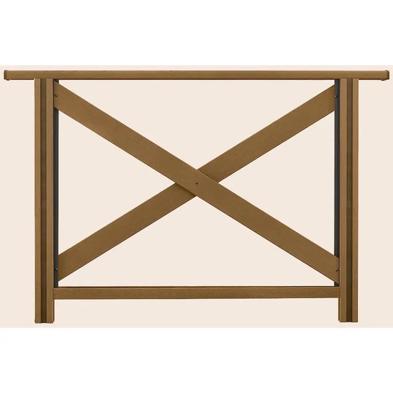 LIXIL　ガーデンスペース　ウッドデッキ　モダン　おしゃれ　エクステリア　愛知・名古屋の外構専門店パートナーホームのエクステリア　製品一覧　デッキフェンス（人工木仕様）　クロスパネル|パートナーホーム