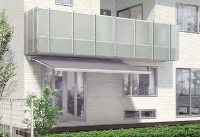 LIXIL　軒　ウッドデッキ　モダン　おしゃれ　エクステリア　愛知・名古屋の外構専門店パートナーホームのエクステリア　製品一覧　彩風　彩風C型　壁付・テラスタイプ|パートナーホーム