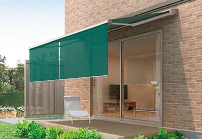 LIXIL　軒　ウッドデッキ　モダン　おしゃれ　エクステリア　愛知・名古屋の外構専門店パートナーホームのエクステリア　製品一覧　彩風　彩風S型　壁付・テラスタイプ彩風CR型　壁付・テラスタイプ|パートナーホーム