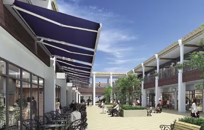 LIXIL　軒　ウッドデッキ　モダン　おしゃれ　エクステリア　愛知・名古屋の外構専門店パートナーホームのエクステリア　製品一覧　彩風　大型タイプのＬ型なら最大出幅は3.0ｍ、間口は4.5間まで対応可能 彩風Ｌ型は壁付けはもちろん、天井付け納まりも可能な大型タイプのオーニング。連棟も可能なので、住宅のみならず店舗などにもご提案いただけます。|パートナーホーム