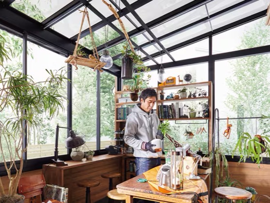 LIXIL　ガーデンルームGF　仕様【外構エクステリア商品】サムネイル　LIXIL　モダン　おしゃれ　エクステリア　愛知・名古屋の外構専門店パートナーホームのエクステリア　製品一覧　ガーデンルームGF　サムネ|パートナーホーム