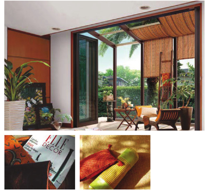 LIXIL　ひさし　軒下　縁側　ガーデンスペース　ガーデンルーム　ワンランク上　モダン　 おしゃれ　エクステリア　愛知・名古屋の外構専門店パートナーホームのエクステリア　製品一覧　ココマ　サイドスルータイプ 光と風が注がれる、両サイドの開放感。|パートナーホーム