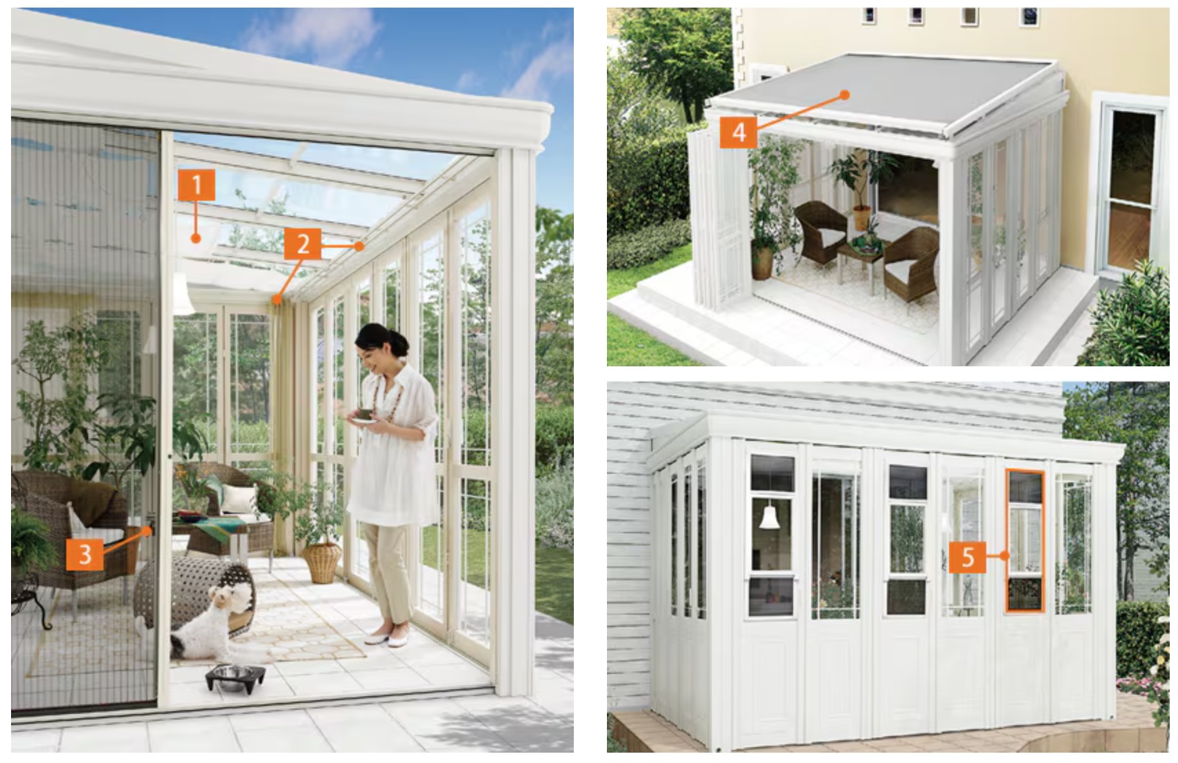 LIXIL　ひさし　軒下　縁側　ガーデンスペース　ガーデンルーム　ワンランク上　モダン　 おしゃれ　エクステリア　愛知・名古屋の外構専門店パートナーホームのエクステリア　製品一覧　暖蘭物語　オプション　|パートナーホーム