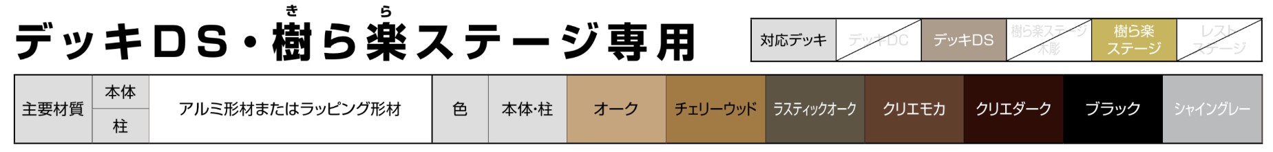 LIXIL　ガーデンスペース　ウッドデッキ　モダン　おしゃれ　エクステリア　愛知・名古屋の外構専門店パートナーホームのエクステリア　製品一覧　デザイナーズパーツフェンス デッキ仕様　デッキDC　デッキDS　|パートナーホーム