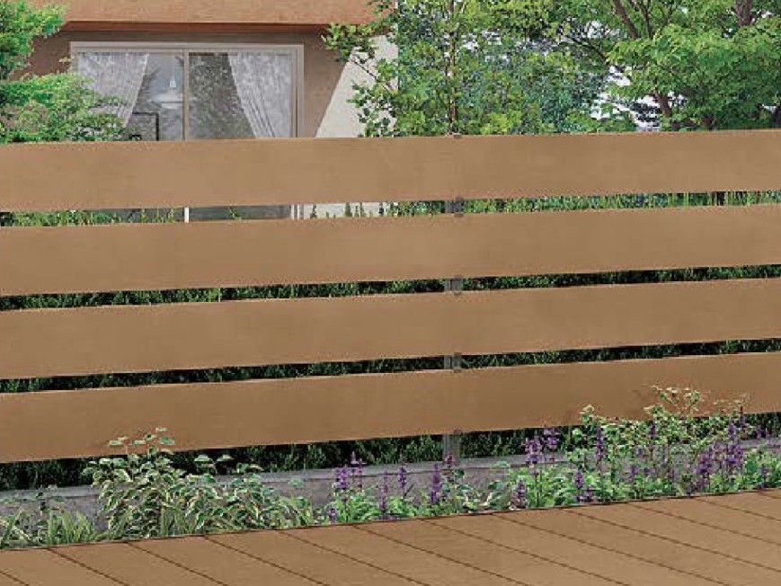 LIXIL　ボードラインフェンス【外構エクステリア商品】LIXIL　ガーデンスペース　ウッドデッキ　モダン　おしゃれ　エクステリア　愛知・名古屋の外構専門店パートナーホームのエクステリア　製品一覧　ボードラインフェンス　|パートナーホーム