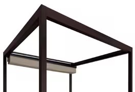 LIXIL　モダン　おしゃれ　エクステリア　愛知・名古屋の外構専門店パートナーホームのエクステリア　製品一覧　独立オーニング　　収納時（全開） 全開時は、開放感のある空間が生まれます。 注意：降雪時・強風時は、キャンバスを全開にしてください。|パートナーホーム