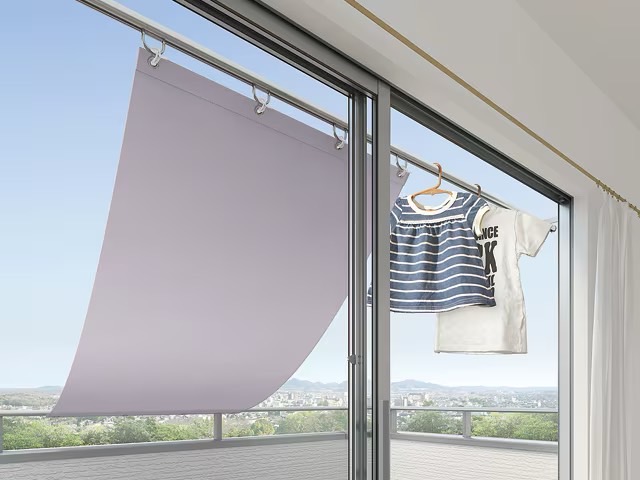 LIXIL　多目的バー・簡易タープ【外構エクステリア商品】サムネイル　LIXIL　軒　すだれ　カーテン　ウッドデッキ　モダン　おしゃれ　エクステリア　愛知・名古屋の外構専門店パートナーホームのエクステリア　製品一覧　多目的バー・簡易タープ　|パートナーホーム