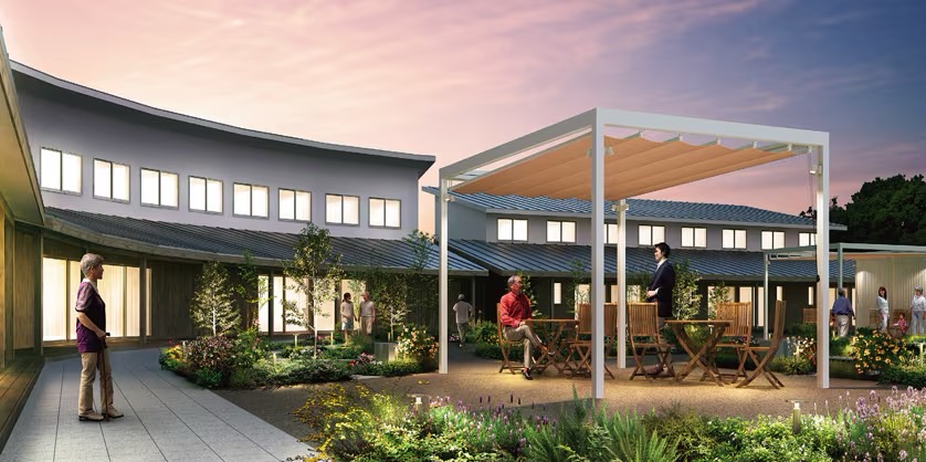 LIXIL　モダン　おしゃれ　エクステリア　愛知・名古屋の外構専門店パートナーホームのエクステリア　製品一覧　独立オーニング　日中の強い日差しや夕方のまぶしい西日等を遮り、居心地のよい憩いの空間をつくります。|パートナーホーム