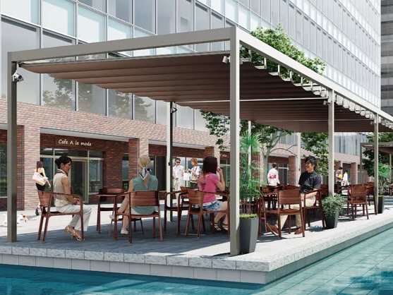 LIXIL　独立オーニング　仕様【外構エクステリア商品】サムネイル　LIXIL　モダン　おしゃれ　エクステリア　愛知・名古屋の外構専門店パートナーホームのエクステリア　製品一覧　独立オーニング　|パートナーホーム